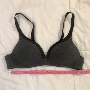 Grey & Black soft bra